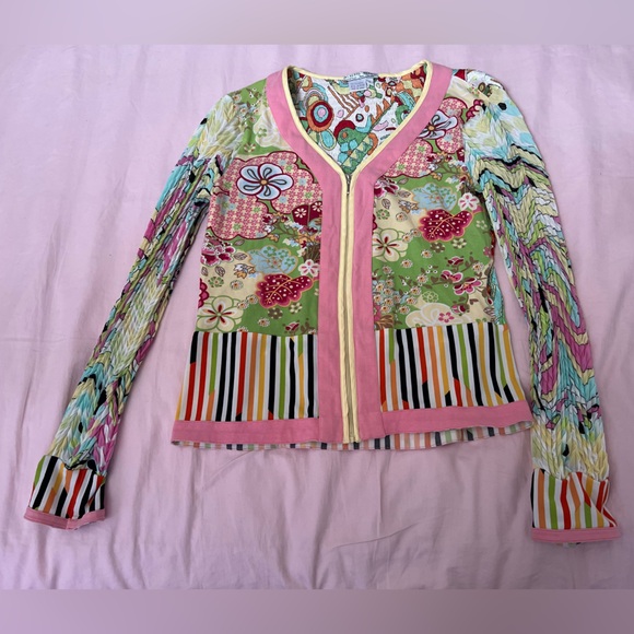 Alberto Makali Jackets & Blazers - Alberto Makali Multicolor Bomber Jacket
